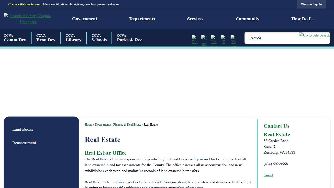 Real Estate | Campbell County, VA